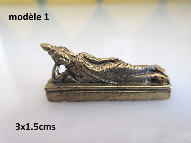 Miniature de buddha en bronze - modle 1